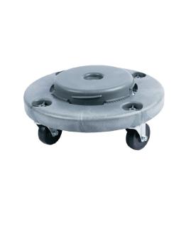 Poubelle à empattement - 80 Litres - Ø 40 x H 15,5 CM - Jantex - L682