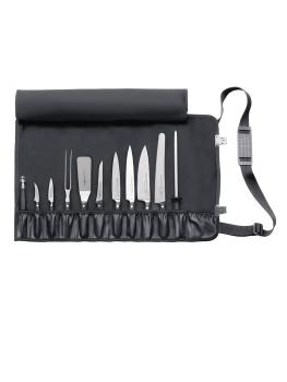 Set de couteaux - 11 pièces - Noir - H 75 x 48 x 75 x 75 CM - Métal - Dick - DL384