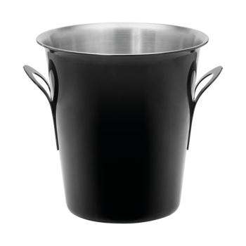Refroidisseur à vin - Noir - acier inoxydable - Emga