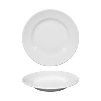 Assiette Tivoli - Blanc - Porcelaine - Ø 23 CM - Saturnia
