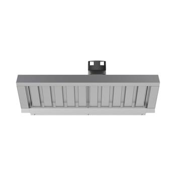 Hotte aspirante Bakertop - H 25,8 x 86 x 114,5 CM - 34,3 KG - 220 - 240 V - 100 W - Inox - Unox - 596410