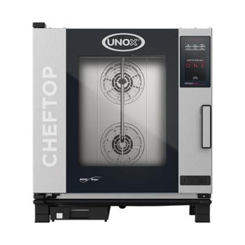 Cheftop Mindone - H 84.3 x 75 x 78.3 CM - 81.1 KG - 380 - 415 - Sans - Prise V - 11700 W - Inox - +30°C / +260°C - Unox - 596240