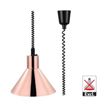 Hotte chauffante - H 21,5 CM - 1,13 KG - Ø26,7 CM - 220 - 240 V - Métal - Cuivre - Caterchef - 688044