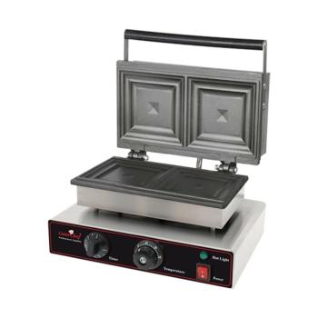 Sandwicherie - H 22,2 x 37,9 x 32,3 CM - 5 KG - 220 - 240 V - 1550 W - Inox - +0°C / +300°C - Caterchef - 680120