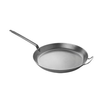 Poêle lyonnaise - H 5 CM - 5.93 KG - Ø38 CM - Plaque d'acier - Acheteur - 001012