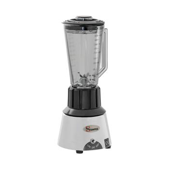 Mixeur - H 42 x 18 x 18 CM - 2,9 KG - 220 - 240 V - 600 W - Polycarbonate - Chrome - 1,25 Litre - Santos - 408061