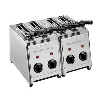 Sandwicherie - H 30 x 37 x 30 CM - 8 KG - 220 - 240 V - 2400 W - Inox - MilanToast - 420004