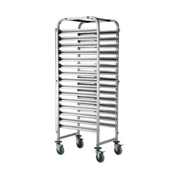 Regaalwagen - H 173.5 x 46 x 62 CM - 18 KG - RVS - Caterchef - 535030