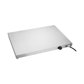 Plaque chauffante - H 6 x 65 x 55,3 CM - 11 KG - 220 - 240 V - 750 W - Inox - +30°C / +90°C - Caterchef - 710021