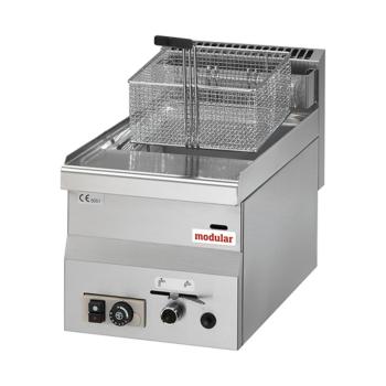 Friteuse - H 28 x 30 x 60 CM - 18,5 KG - Gaz Propane - 6,8 CM - Inox - 8 Litres - Gaz - Modulaire - 316651