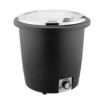 Marmite à soupe - H 31 CM - 2.84 KG - Ø32.5 CM - 220 - 240 V - 450 W - Polypropylène - 10 Litre - Avec évidement cuillère - 861070