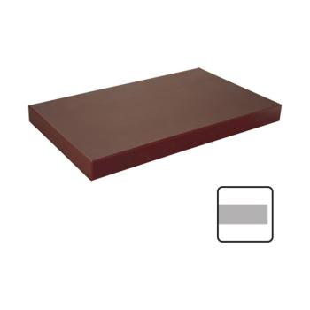 Snijblad - 60 x 33 CM - 7.72 KG - Polyethyleen - Bruin - Caterchef - 882591