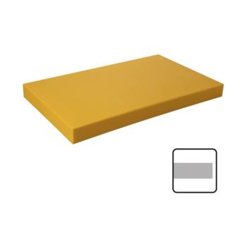 Lame de coupe - 60 x 33 CM - 7,79 KG - Polyéthylène - Jaune - Caterchef - 882691