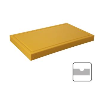 Lame de coupe - 60 x 33 CM - 7 715 KG - Polyéthylène - Jaune - Caterchef - 882692