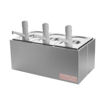 Saucière - H 35 x 51 x 28 CM - 1 KG - acier inoxydable - 4,8 litres - MaxPro - 921425