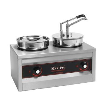 Chauffe Sauce - H 43 x 50.3 x 29 CM - 11.11 KG - 220 - 240 V - 500 W - Acier Inoxydable - 4.5 Litre - +30°C / +90°C - MaxPro - 921462