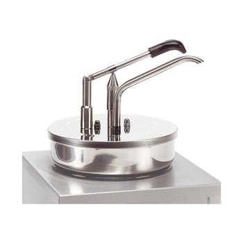 Distributeur de sauces - H 33,5 CM - 1,11 KG - Ø17 CM - inox - +0°C / +120°C - 921463