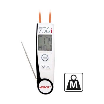 Jauge de Température à Coeur - H 2.3 x 4.4 CM - 0.1 KG - 16.95 CM - Acrylonitrile-Butadiène-Styrène (Abs) - -50°C / +250°C - Ebro - 926005