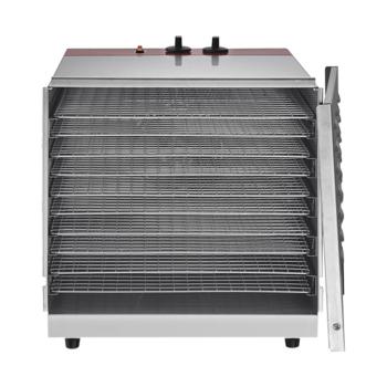 Four de Séchage Alimentaire - H 43.3 x 43.5 x 51.1 CM - 13.8 KG - 220 - 240 V - 1000 W - Inox - +30°C / +75°C - Caterchef