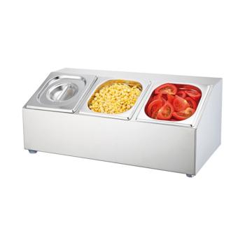 Garniture - H 23 x 53 x 26 CM - 3,2 KG - acier inoxydable - 861180