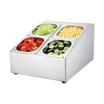 Garniture - H 23 x 34 x 42,5 CM - 3,8 KG - acier inoxydable - 861184