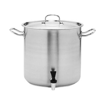 Poêle de cuisson - H 28 CM - 4,3 KG - Ø28 CM - acier inoxydable - 16,5 litres - Standard - Pujadas - 720284