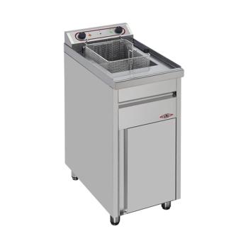 Friteuse - H 90 x 40 x 70 CM - 30 KG - 380 - 415 - Sans - Prise V - 11000 W - Inox - 20 Litre - Electrique - Stilfer - 527020