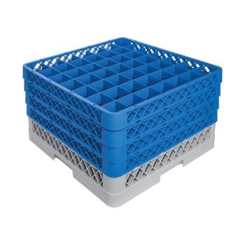 Corbeille à verres sur pied - H 26 x 50 x 50 CM - 0,01 KG - Polypropylène - Corbeille à verres sur pied - CaterRacks - CR4924