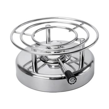 Rechaud - H 11 CM - 1.72 KG - Ø20 CM - Gaz Propane - 1.4 CM - Inox - Kisag - 204025