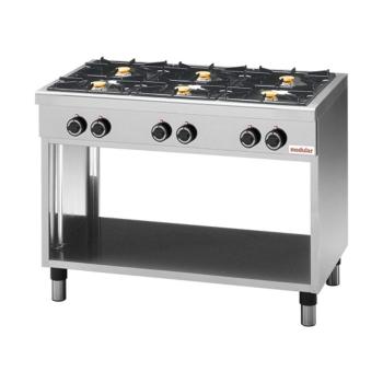 Table de cuisson - H 85 x 110 x 65 CM - 60 KG - Gaz propane - 25,8 CM - Inox - Gaz - Modulaire - 316326