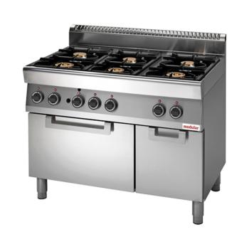 Réchaud - H 85 x 110 x 70 CM - 114 KG - Gaz naturel - 30.8 CM - Inox - +150°C / +300°C - Modulaire - 316706