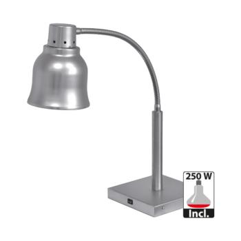 Lampe chauffante - H 65 x 22 x 22 CM - 10 KG - Ø17 CM - 220 - 240 V - Inox - Caterchef - 508015
