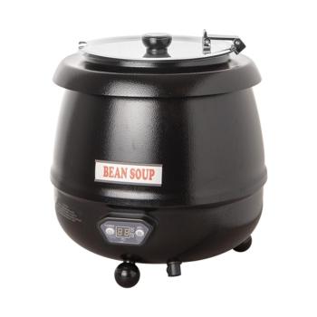 Marmite à soupe - H 36,6 CM - 4,65 KG - Ø35,2 CM - 220 - 240 V - 475 W - Métal - 10 Litre - Couvercle à charnière - Bistro - 537112