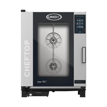 Cheftop Mindplus - H 101 x 75 x 78.3 CM - 97.6 KG - 380 - 415 - Sans - Prise V - 18500 W - Inox - +30°C / +260°C - Unox - 596254