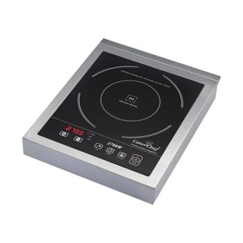 Cuisinière - H 7.5 x 33.8 x 42.2 CM - 4.8 KG - 220 - 240 V - 2700 W - Inox - +60°C / +240°C - Induction - Caterchef - 688064