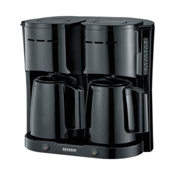 Cafetière - H 36,5 x 39,5 x 25,5 CM - 4,38 KG - 220 - 240 V - 2000 W - Plastique - Noir - 1 Litre - Severin - 910016