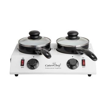 Chocolade Warmer - H 15.8 x 35 x 22.8 CM - 2.83 KG - 220 - 240 V - 80 W - RVS - 1.25 Liter - +30°C / +80°C - Caterchef - 921540