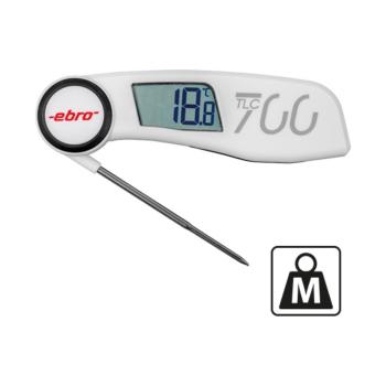 Jauge de Température à Coeur - H 1.5 x 3.3 CM - 0.041 KG - 11.8 CM - Acrylonitrile-Butadiène-Styrène (Abs) - -30°C / +220°C - Ebro - 926010