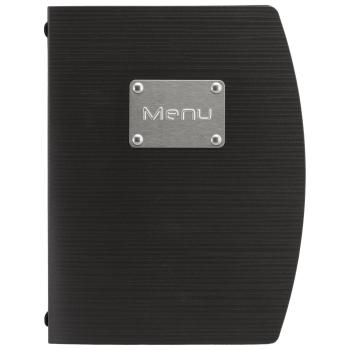Carte de menu Rio - A5 - Noir - Polyuréthane - Securit
