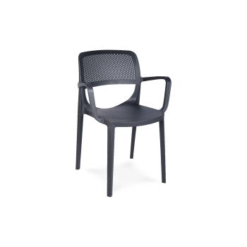 Fauteuil de jardin Milan - Accoudoirs - Anthracite - G-Line