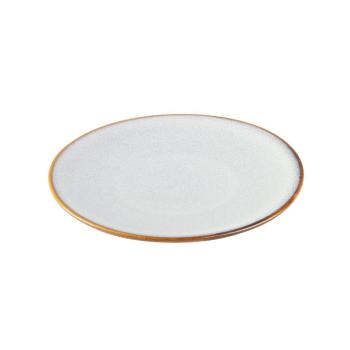 Assiette - 6 pièces - Gris - Porcelaine - Ø 18 x H 2.1 CM - Olympia