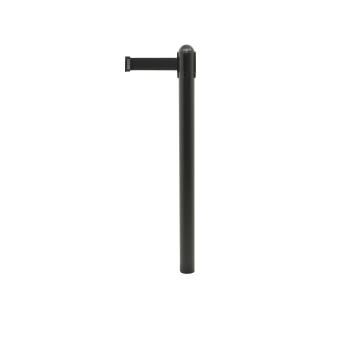 Poteau de barrière - Noir Sangle extractible - Noir - inox - Securit