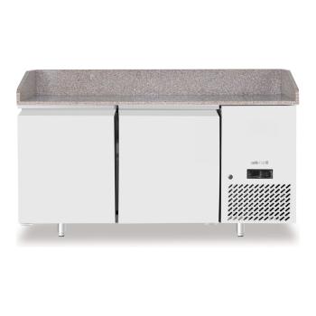Etabli à pizza - 2 portes - 250 L - Granit - Hendi