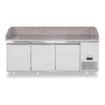 Etabli à pizza - 375 L - Granit - Hendi