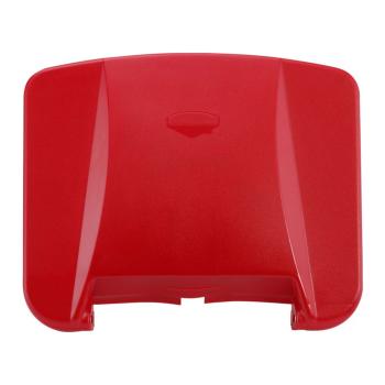 Couvercle pour poubelle - 120 L - Rouge - Hendi