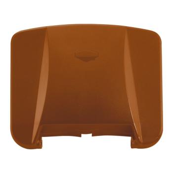 Couvercle pour poubelle - 120 L - Marron - Hendi