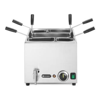 Pastakoker - Aftapkraan  - 25 L - 5 Manden - 230V - 3500W - RVS - Hendi