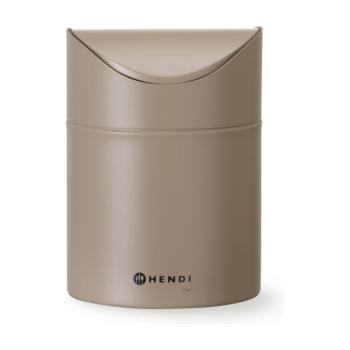 Poubelle de table - 1.2 L - Beige - Hendi