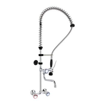 Robinet - Avec douchette - Mural - H 161 CM - Inox - Hendi