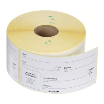 Etiquettes de durée de conservation - USE BY - 500 pcs - Hendi